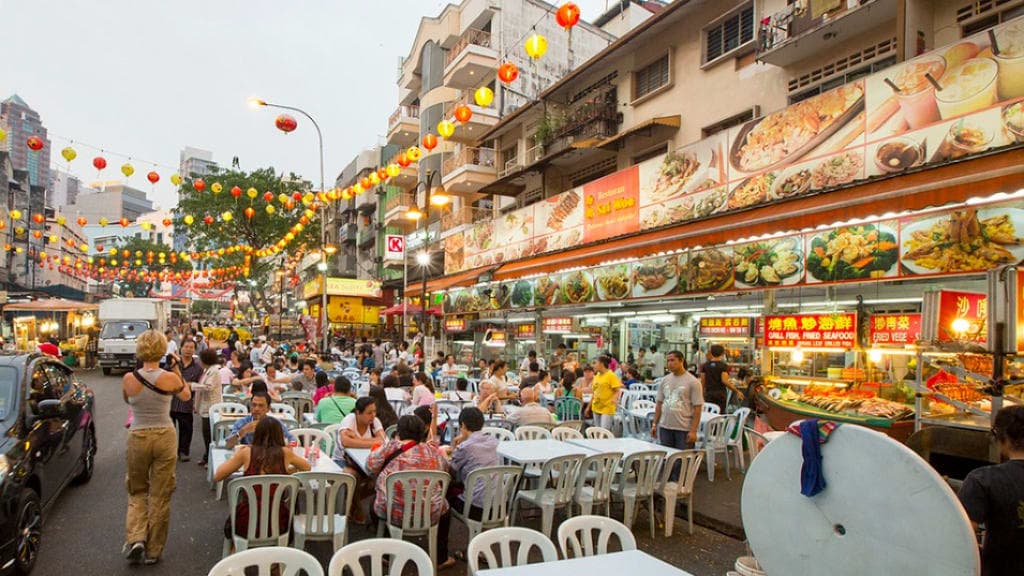 City Center Night Food Street