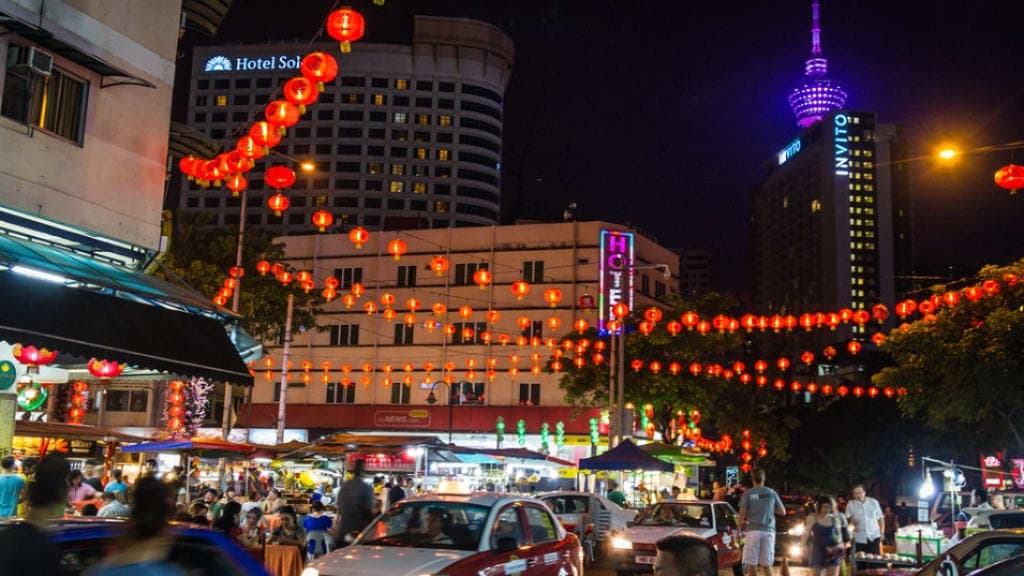 City Center Night Food Street