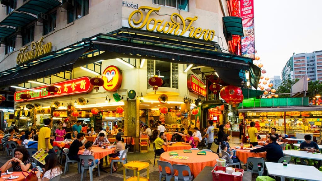 City Center Night Food Street