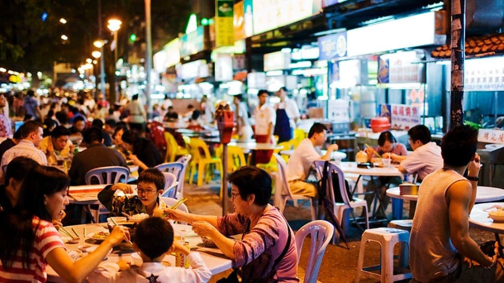 City Center Night Food Street